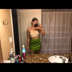 NWT REVOLVE sequin mini skirt